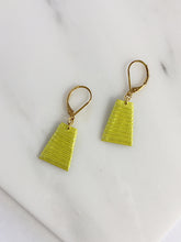 Load image into Gallery viewer, Mat Earrings- Yellow
