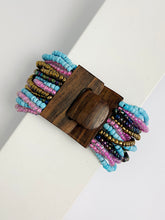 Load image into Gallery viewer, Bolenat Beaded Cuff Bracelet Thin