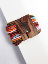 Load image into Gallery viewer, Bolenat Beaded Cuff Bracelet