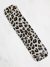 Load image into Gallery viewer, Zoe Leather Cuff Bracelet White Leopard Print