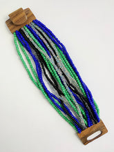Load image into Gallery viewer, Bolenat Beaded Cuff Bracelet Thin