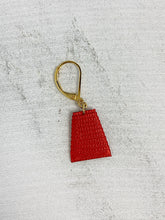 Load image into Gallery viewer, Mat Earrings- Red