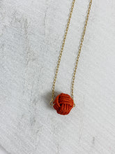 Load image into Gallery viewer, Musubidama Single Knot Necklace