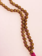 Load image into Gallery viewer, Rudraksha Seed Tassel Necklace