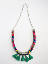 Load image into Gallery viewer, Aguayo Textile Tassel Necklace