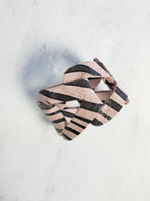 Load image into Gallery viewer, Gigi Leather Cuff Bracelet Zebra Print