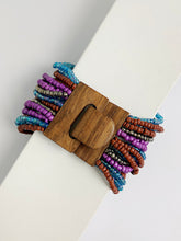 Load image into Gallery viewer, Bolenat Beaded Cuff Bracelet Thin