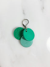 Load image into Gallery viewer, Tri Circle Leather Earrings