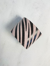 Load image into Gallery viewer, Zoe Leather Solid Cuff Bracelet Zebra Print