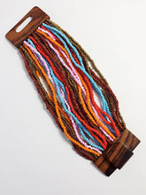 Load image into Gallery viewer, Bolenat Beaded Cuff Bracelet