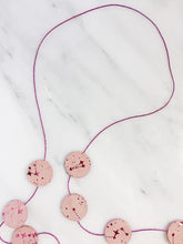 Load image into Gallery viewer, Nora Leather Disco Necklace