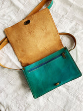 Load image into Gallery viewer, Moroccan Stamped Leather Crossbody Bag