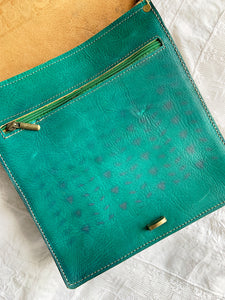 Moroccan Cutout Leather Crossbody Bag