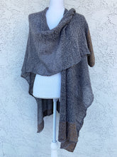 Load image into Gallery viewer, Vegan Silk and Mohair Poncho | Multiple Colors