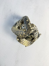 Load image into Gallery viewer, Gigi Leather Cuff Bracelet Snake Skin Print