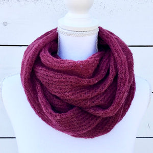 Mohair Infinity Scarf | Multiple Colors