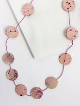 Load image into Gallery viewer, Nora Leather Disco Necklace
