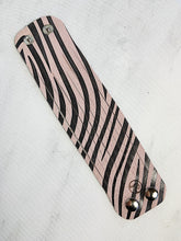 Load image into Gallery viewer, Zoe Leather Cuff Bracelet Zebra Print