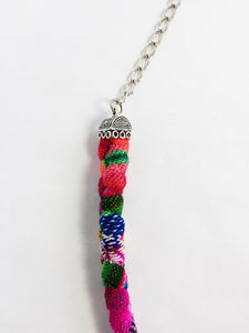 Aguayo Textile Tassel Necklace