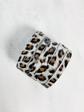 Load image into Gallery viewer, Zoe Leather Cuff Bracelet White Leopard Print