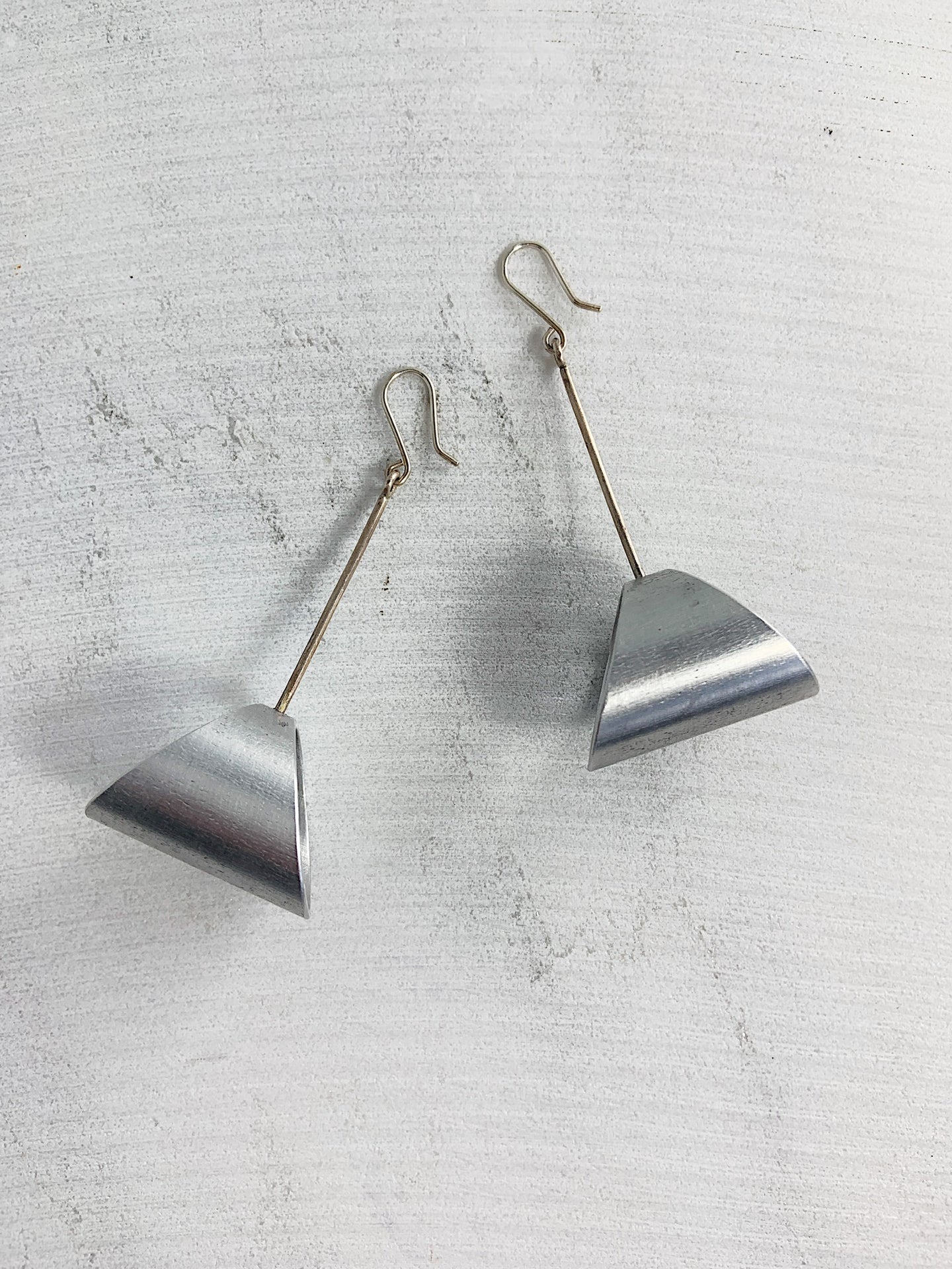 Aluminum Angle Earrings