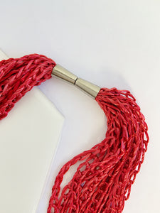 Vegan Silk Chain Necklace
